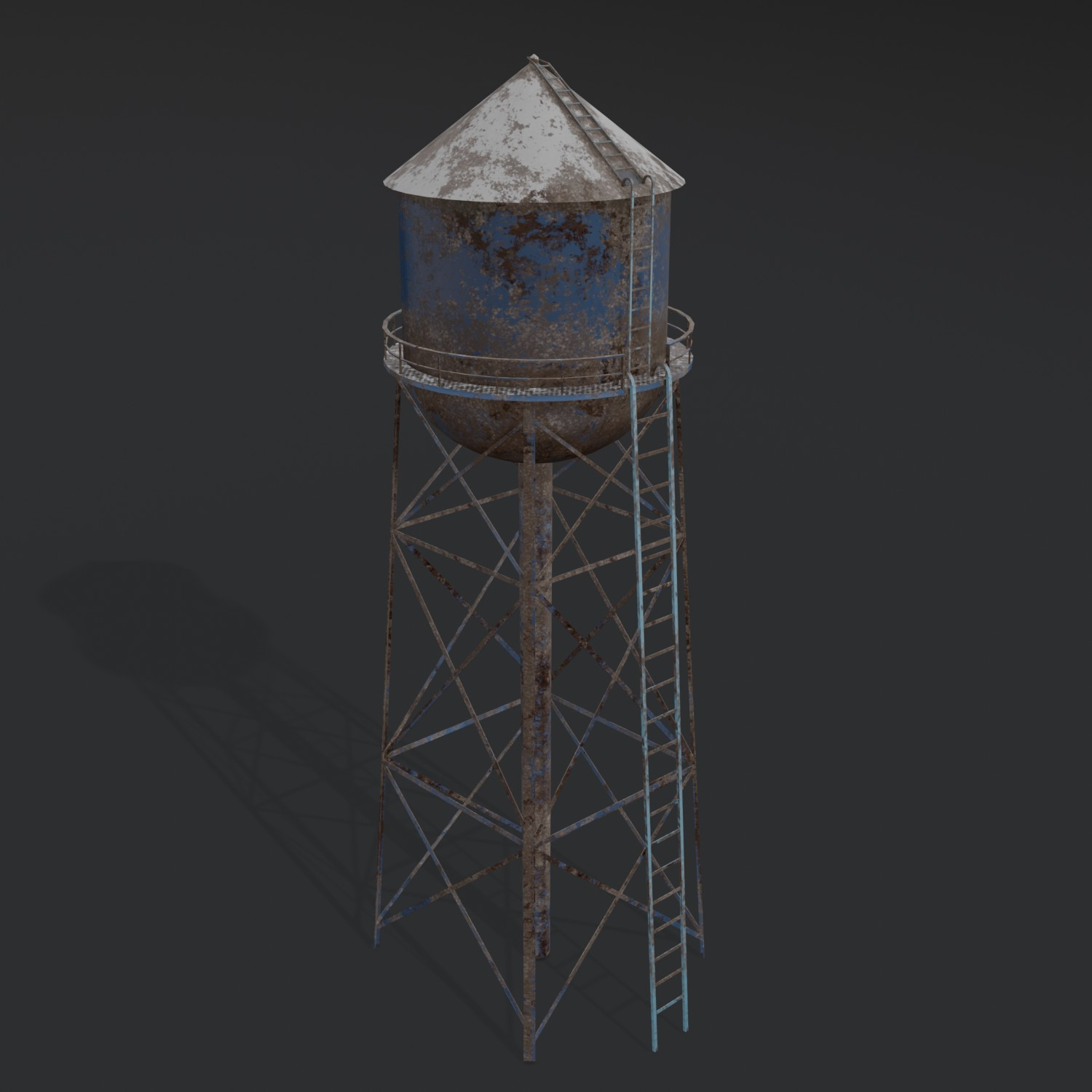 Abandoend water tower PBR preview image 2